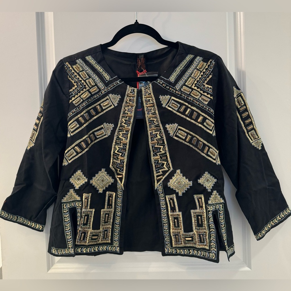 Raga Brand Black Gold Design jacket
